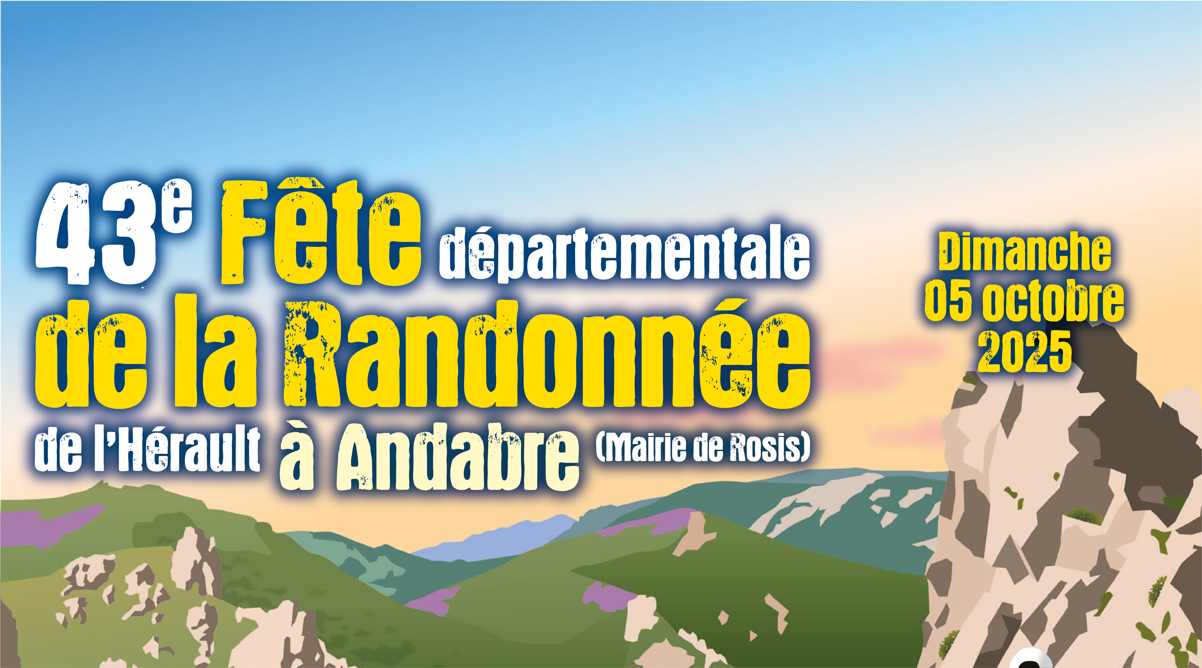 🎉 43e Fête Départementale de la Randonnée – Rendez-vous à Andabre !